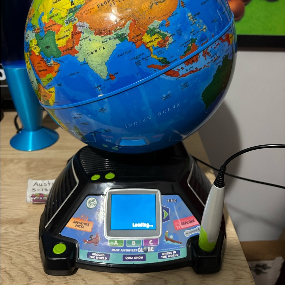 Leap Frog interactive globe